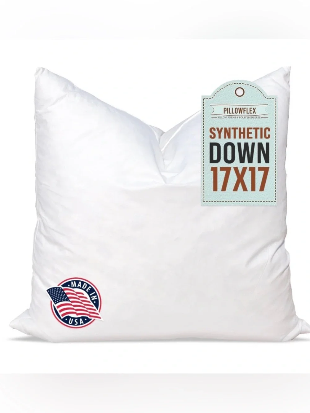 ‘KARATE CHOP’ Pillow - Synthetic Down Insert 17x17” (1-count)